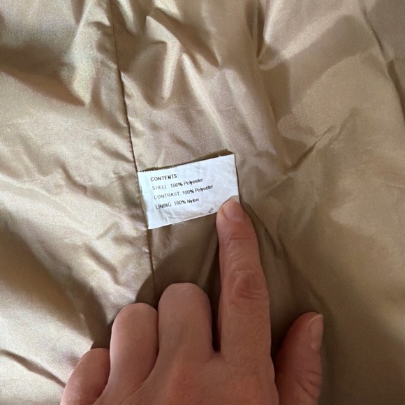 Gallery Light Beige Hooded Trench Coat - Picture 9 of 9